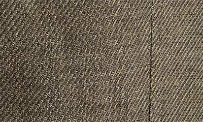Vince Vince Icon Relaxed Fit Green Mélange Cotton & Linen Sport Coat in Green — Men Autumn green Outerwear