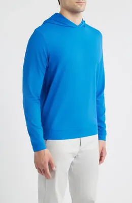 johnnie-O johnnie-O Motion Performance Hoodie in Sound Side — Men Winter blue Tops