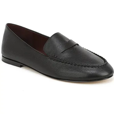 Vince Vince Teo Penny Loafer in Black — Women Winter black Shoes