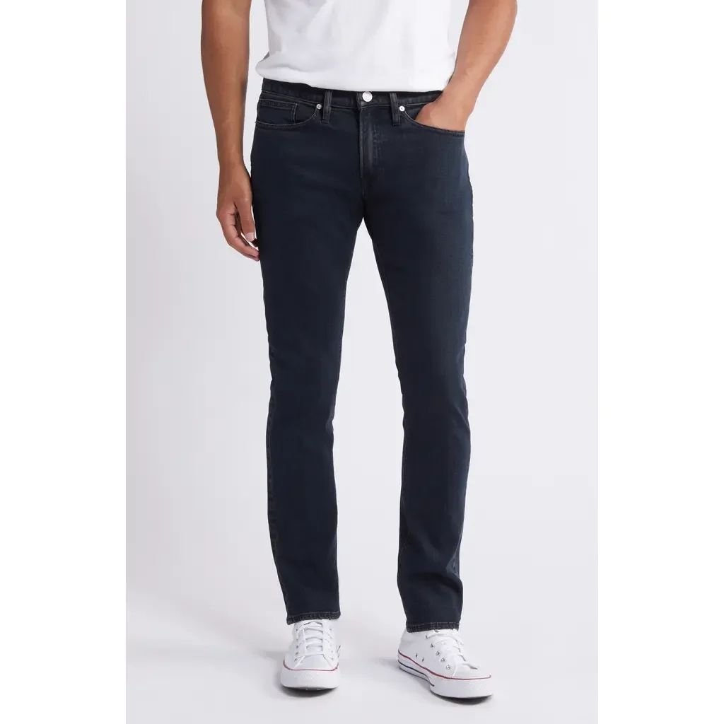 FRAME FRAME L'Homme Slim Fit Jeans in Legion — Men Winter navy Pants