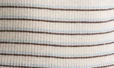 Vince Vince Stripe Cashmere & Silk Sweater in Clearwater/Bark Comb — Women Summer white Tops