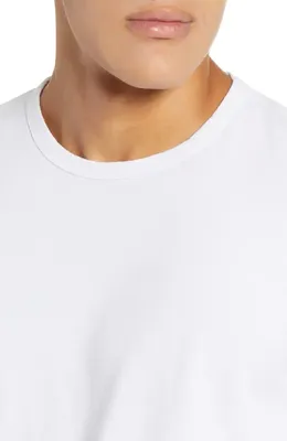 Vince Vince Solid T-Shirt in Optic White — Men Winter white Tops