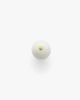 Cuyana Game Day Hat Charm - White / One Size in white — Winter white Jewelry