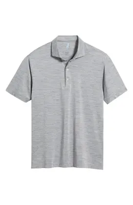 johnnie-O johnnie-O Huron PREP-FORMANCE Polo in Thunder — Men Summer grey Tops