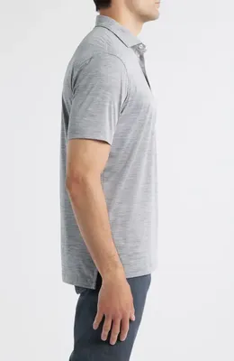 johnnie-O johnnie-O Huron PREP-FORMANCE Polo in Thunder — Men Summer grey Tops