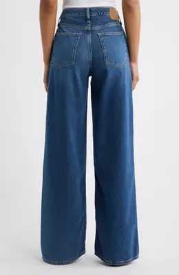 rag & bone rag & bone Featherweight Sofie High Waist Wide Leg Jeans in Emerson — Women Winter navy Pants