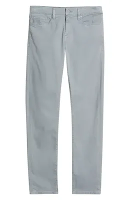 FRAME FRAME L'Homme Slim Fit Five-Pocket Twill Pants in Sea Blue — Men Summer silver Pants