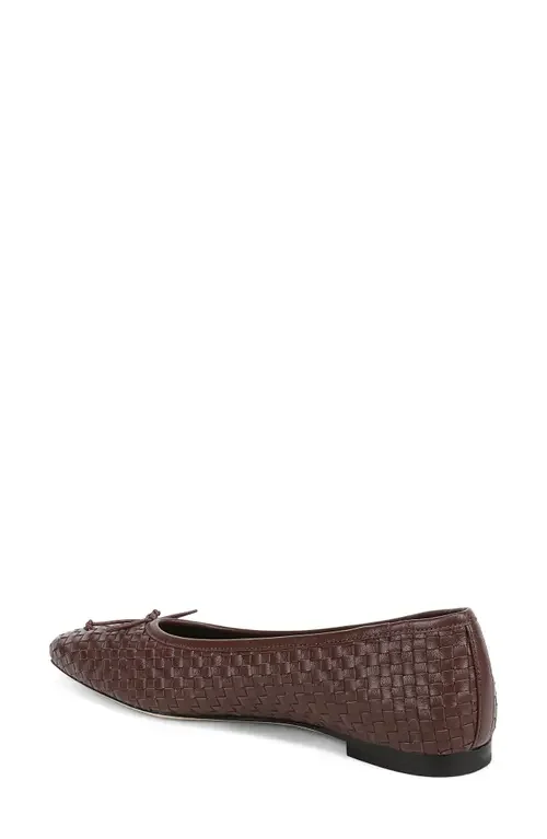 Vince Vince Darla Weave Ballet Flat in Molton Brown — Women Autumn brown Shoes