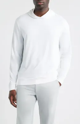 johnnie-O johnnie-O Motion Performance Hoodie in White — Men Winter white Tops