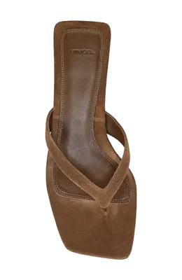 Vince Vince Sanjuan Flip Flop in Elmwood — Women Autumn grey Shoes