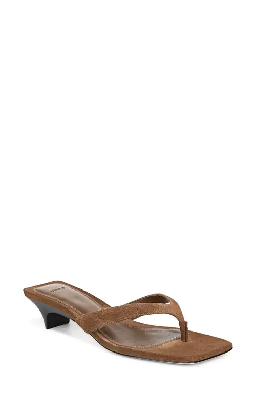 Vince Vince Sanjuan Flip Flop in Elmwood — Women Autumn grey Shoes
