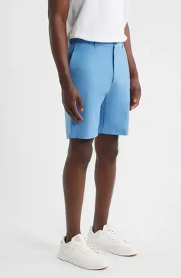 johnnie-O johnnie-O Mulligan Performance Chino Shorts in Monsoon — Men Summer silver Shorts