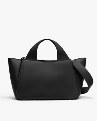 Cuyana Mila Satchel - Black / One Size in black — Winter black Hand Bags