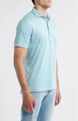 johnnie-O johnnie-O Huron PREP-FORMANCE Polo in Haze — Men Summer silver Tops