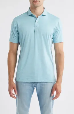 johnnie-O johnnie-O Huron PREP-FORMANCE Polo in Haze — Men Summer silver Tops