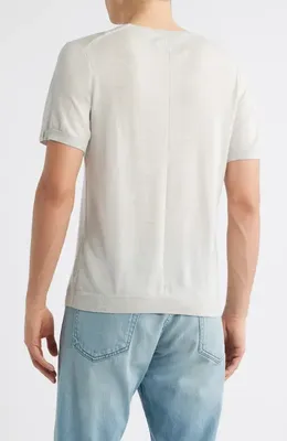 rag & bone rag & bone Aulton Wool Blend T-Shirt in Ivory — Men Spring white T-Shirts & Tees