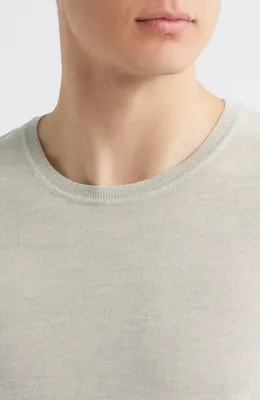 rag & bone rag & bone Aulton Wool Blend T-Shirt in Ivory — Men Spring white T-Shirts & Tees