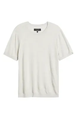 rag & bone rag & bone Aulton Wool Blend T-Shirt in Ivory — Men Spring white T-Shirts & Tees