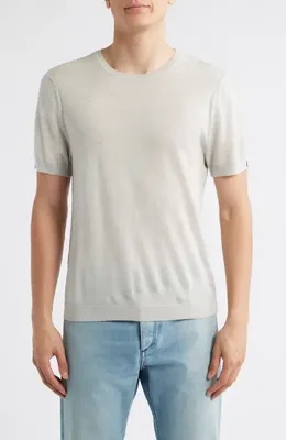 rag & bone rag & bone Aulton Wool Blend T-Shirt in Ivory — Men Spring white T-Shirts & Tees