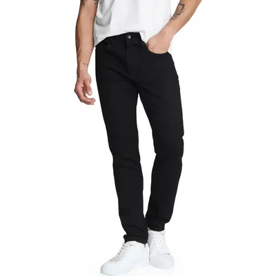 rag & bone rag & bone Fit 2 Authentic Stretch Slim Jeans in Black — Men Winter Pants