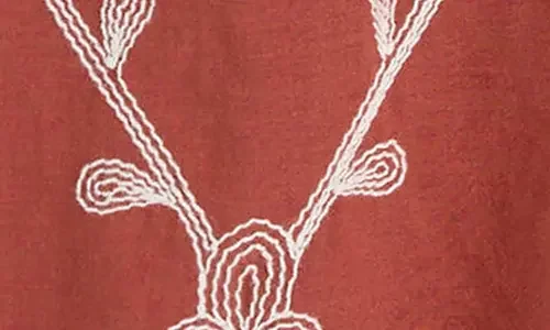 Boden Boden Leah Embroidered Top in Red Embroidery — Women Autumn red Tops
