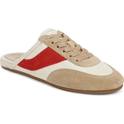 Vince Vince Solstice Mule Sneaker in Moonlight/Rouge — Women Autumn tan Shoes