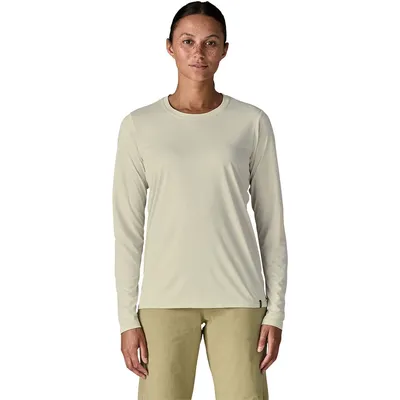 Patagonia Patagonia Capilene Cool Daily Long-Sleeve Shirt in Dyno White — Unisex Winter ivory Tops
