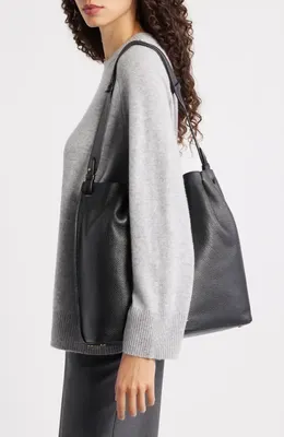 Vince Vince Ava Leather Bucket Bag in Black — Women Winter black Accessories