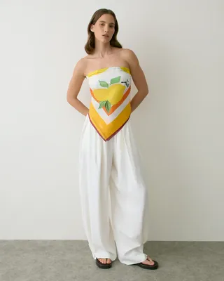 Cuyana Citron Bandana in yellow — Spring yellow Accessories