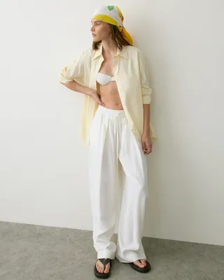 Cuyana Citron Bandana in yellow — Spring yellow Accessories