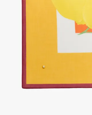 Cuyana Citron Bandana in yellow — Spring yellow Accessories