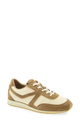 rag & bone rag & bone Retro Trainer Sneaker in Tan Canvas — Women Autumn ivory Shoes