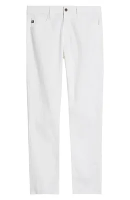 AG AG Everett Slim Straight Leg Jeans in Pristine — Men Winter white Pants
