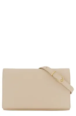 Vince Vince Leather Crossbody Wallet in Marzipan — Women Autumn beige Accessories