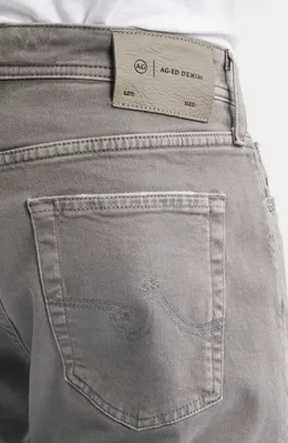 AG AG Tellis Slim Fit Jeans in 7 Years Sulfur Graphite Iron — Men Summer grey Pants