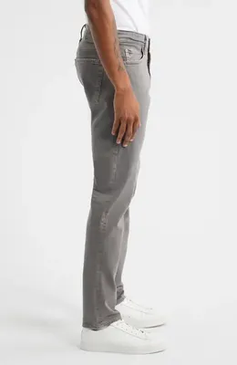 AG AG Tellis Slim Fit Jeans in 7 Years Sulfur Graphite Iron — Men Summer grey Pants