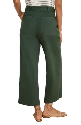 NIC+ZOE NIC+ZOE Highland Soft Stretch Wide Leg Pants in Palm — Women Autumn Pants