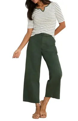 NIC+ZOE NIC+ZOE Highland Soft Stretch Wide Leg Pants in Palm — Women Autumn Pants