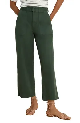 NIC+ZOE NIC+ZOE Highland Soft Stretch Wide Leg Pants in Palm — Women Autumn Pants