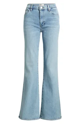FRAME FRAME The Icon Flare Jeans in Ripple — Women Summer silver Pants