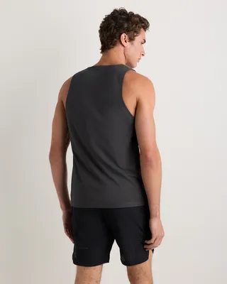 Quince Quince | Men's Studio Performance Tank Top in Charcoal — Men Winter navy Athletic Tops