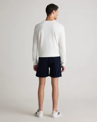 Quince Quince | Men's Organic Stretch Corduroy Shorts 6" in Deep Navy — Men Winter navy Shorts