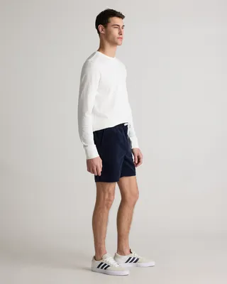 Quince Quince | Men's Organic Stretch Corduroy Shorts 6" in Deep Navy — Men Winter navy Shorts