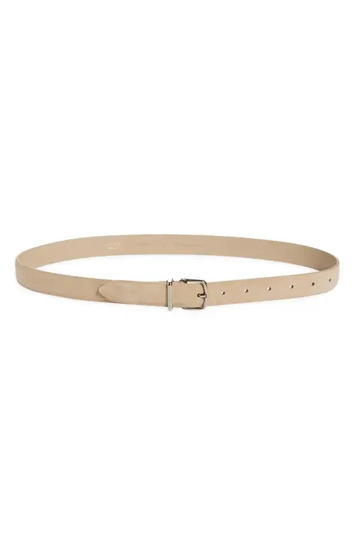 Vince Vince Suede Belt in Dark Clay — Women Autumn tan Accessories