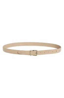 Vince Vince Suede Belt in Dark Clay — Women Autumn tan Accessories