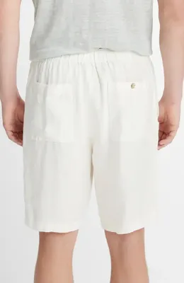 Vince Vince Lightweight Hemp Shorts in Bone — Men Winter white Shorts
