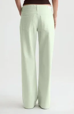 AG AG Adria Low Rise Wide Leg Jeans in Summer Vine — Women Spring ivory Pants