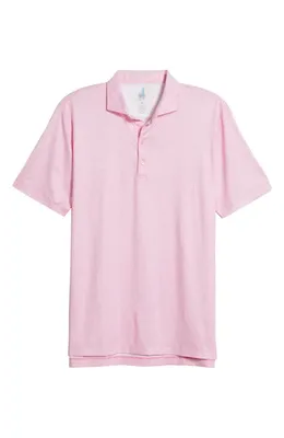 johnnie-O johnnie-O Wesson PREP-FORMANCE Golf Polo in Cabo — Men Spring pink Tops