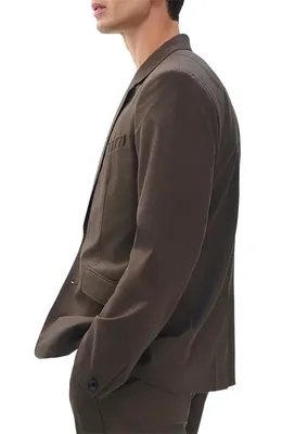 rag & bone rag & bone Butler Wool Blend Ripstop Suit Jacket in Stonewall — Men Autumn grey Outerwear