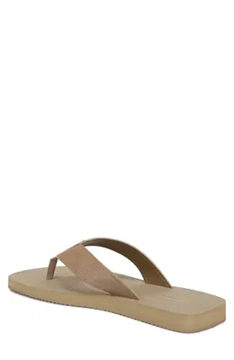 Vince Vince Fiji Leather Flip Flop in New Camel-Fa — Men Autumn camel Shoes